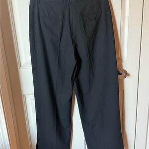 Zara NWT Black Trousers with Cute Button Detail